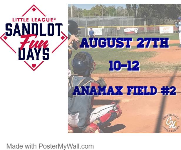 Copper Hills Little League > Home